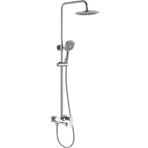 Душевая система Haiba Milano 003-J с регулировкой высоты, латунь, хром