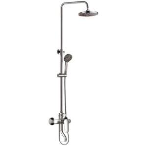 Душевая система Haiba Vito 003-J с регулировкой высоты, латунь, хром