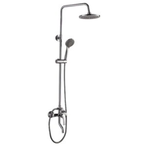 Душевая система Haiba Olivia 003-J с регулировкой высоты, латунь, хром