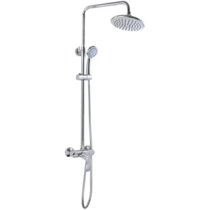 Душевая система Haiba Focus 003-J с регулировкой высоты, латунь, хром