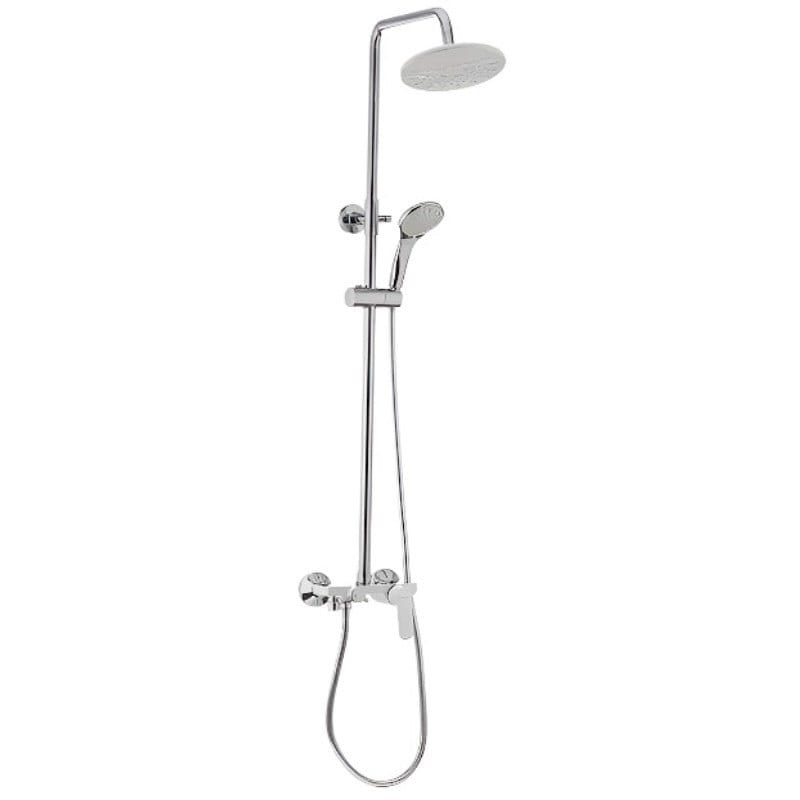 OL-MI1667 Душевая система Mixxus Premium Sofia 009-J с регулировкой высоты, латунь, белый/хром