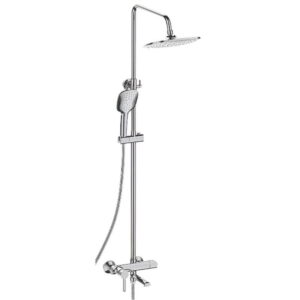 Душевая система Mixxus Premium Edem 009-J с регулировкой высоты, латунь, хром