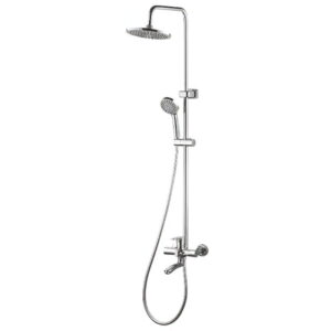 Душевая система Mixxus Elvis 009-J с изливом, силумин, хром