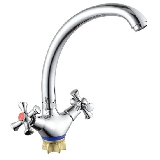 OL-MI6415 (1) Смеситель для кухни Champion TLA 273-827 двухвентильный, хром