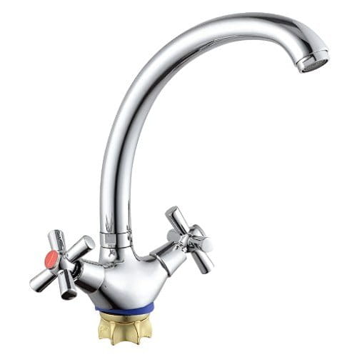 OL-MI6415 Смеситель для кухни Champion TLA 273-722 двухвентильный, хром