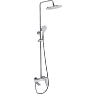 Душевая система Mixxus Premium Derby 009-J с изливом, латунь, белый/хром