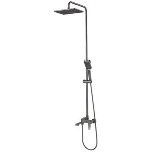 Душевая система Mixxus Premium Dali 009-J с тропическим душем, латунь, графит матовый