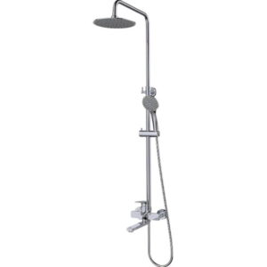 Душевая система Mixxus Premium Mone 009-J с регулировкой высоты, латунь, хром