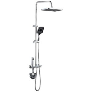 Душевая система Mixxus Premium Marlin 009-J с тропическим душем, латунь, хром