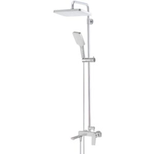 Душевая система Mixxus Premium Degas 009-J с тропическим душем, латунь, хром