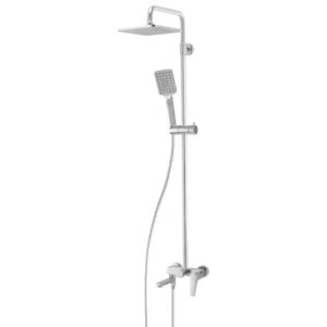 Душевая система Mixxus Premium Lazar 009-J с тропическим душем, латунь, хром