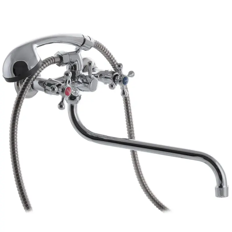 OL-MR0004_1 Смеситель для ванны Master 141 двухвентильный, хром