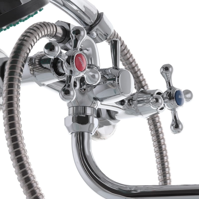 OL-MR0004_2 Смеситель для ванны Master 141 двухвентильный, хром