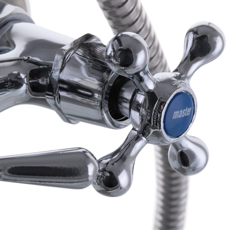 OL-MR0007_2 Смеситель для ванны Master 143 двухвентильный, хром