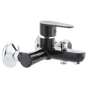 Смеситель для ванны Plamix Vega-009 однорычажный, чёрный