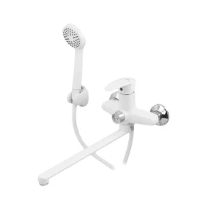 Смеситель для ванны Plamix CEZAR-006 однорычажный, белый