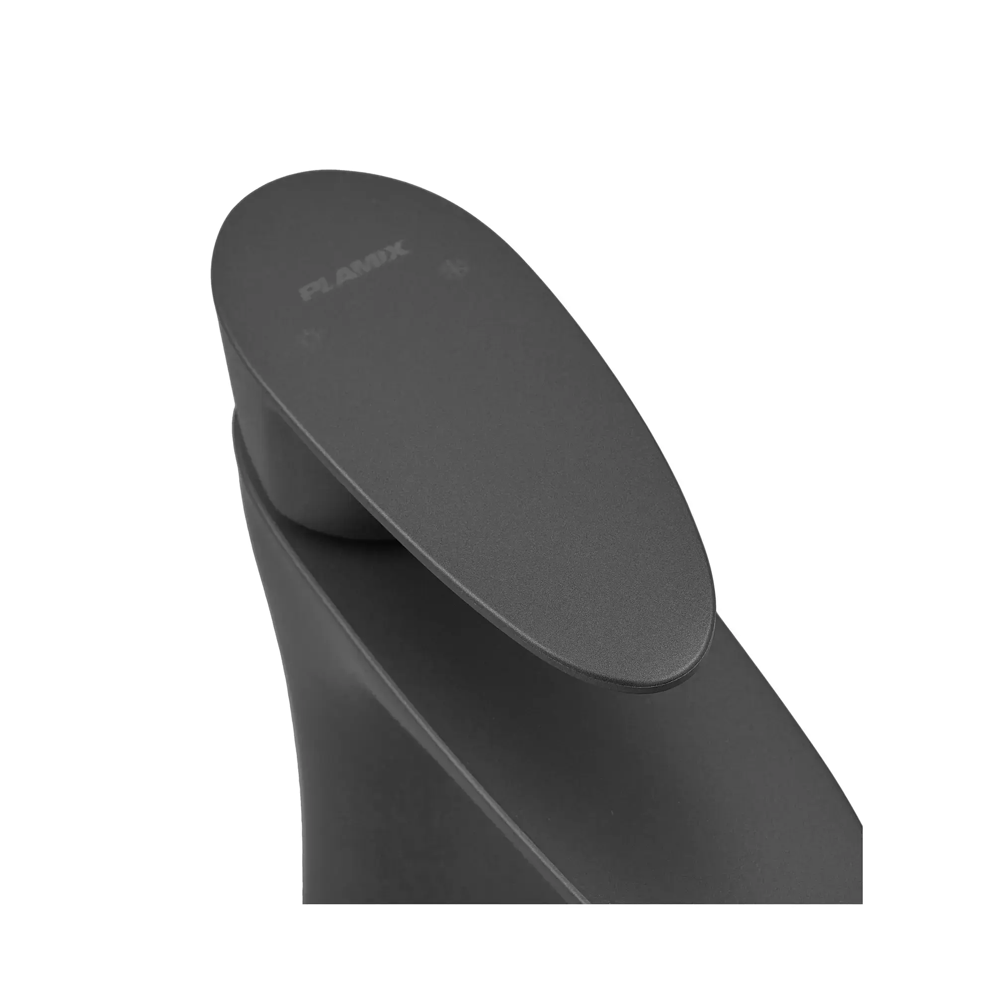 OL-PM0688_2 Смеситель для умывальника Plamix Cezar 001 однорычажный, ABS пластик, графитовый