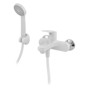 Смеситель для ванны Plamix Lucas-009 однорычажный, белый