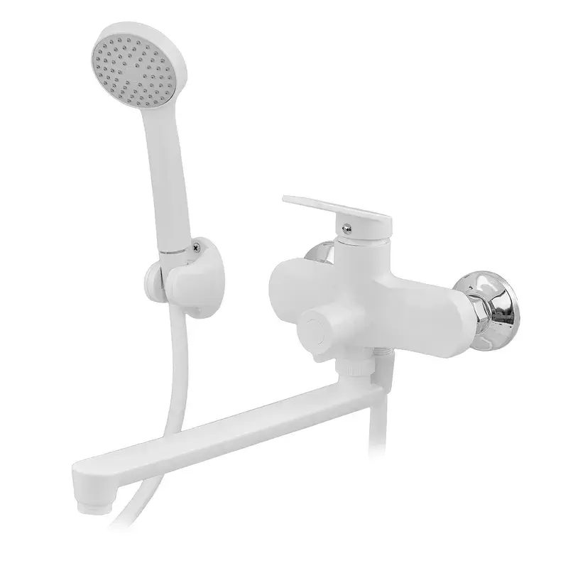 OL-PM0709_1 Смеситель для ванны Plamix Lucas-006 однорычажный, белый