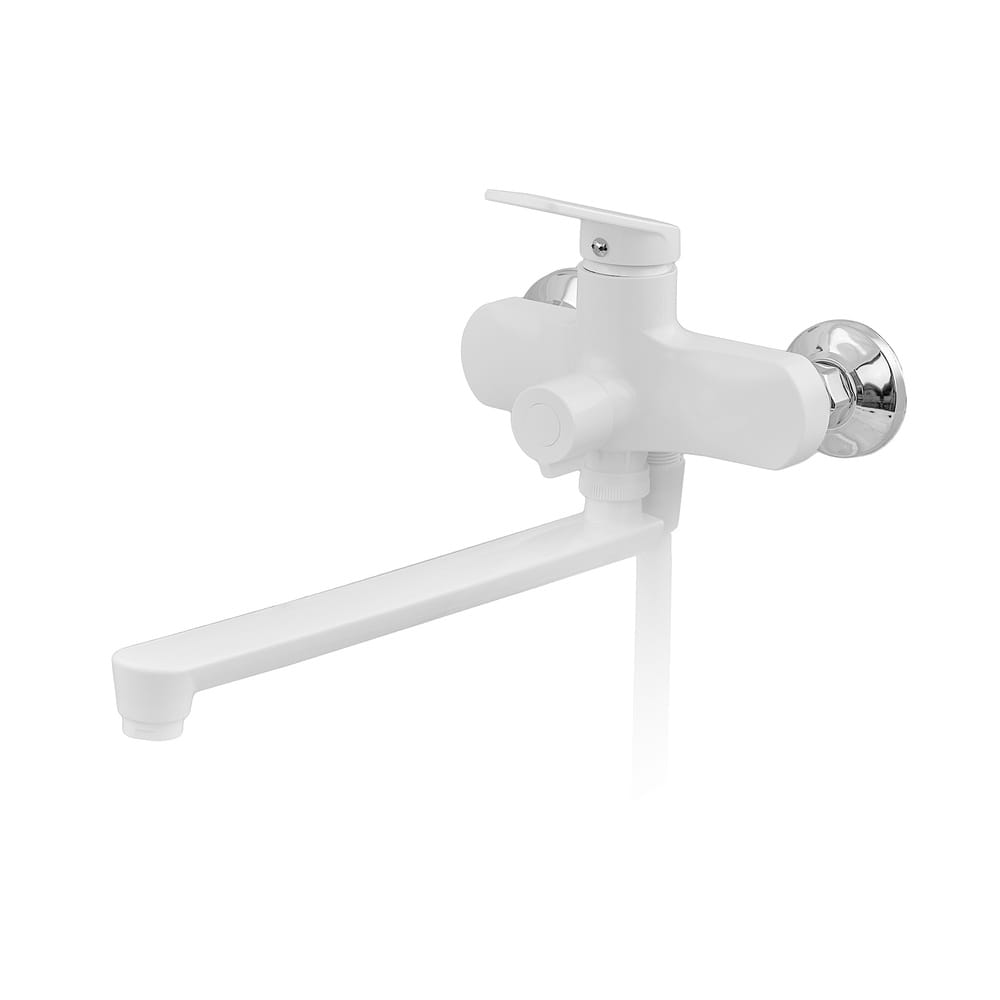 OL-PM0709_2 Смеситель для ванны Plamix Lucas-006 однорычажный, белый