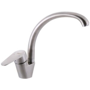 Смеситель для кухни Zerix ASA-011-1 однорычажный, сталь