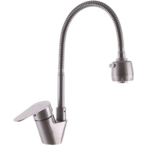 Смеситель для кухни Zerix ASA-011 однорычажный, сталь