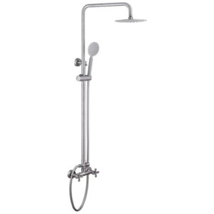 Душевая система Zerix GTA-003-J без излива, нержавеющая сталь, сатин