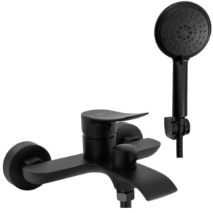 Смеситель для ванны Rea Dart однорычажный, черный матовый (REA-B3300)