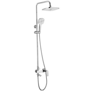 Душевая система Rea Storm с изливом, латунь, хром (REA-P4882)