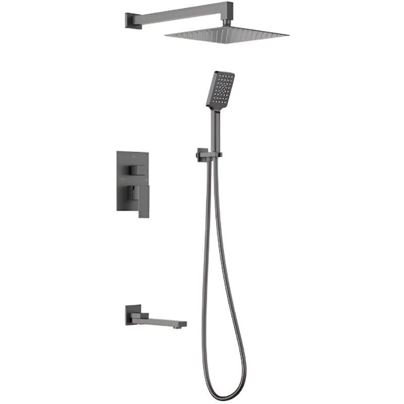 RS-DG 205-3 gun grey (1) Дешевая система AIM DG 205-3 с изливом, латунь, графит матовый