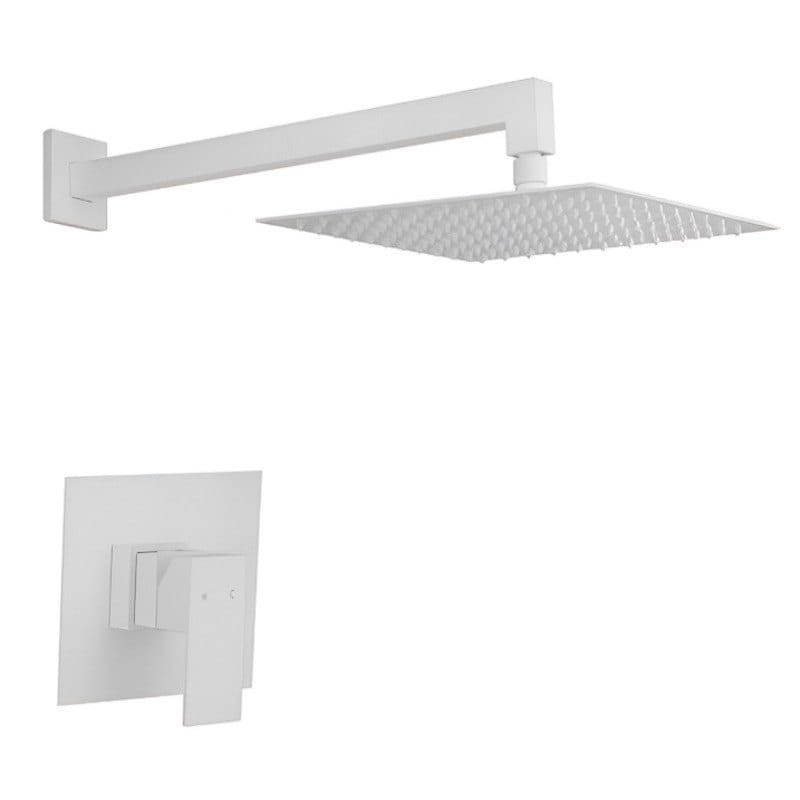 RS-DG 409 frosted white (1) Дешевая система AIM DG 409 без излива, латунь, белый матовый