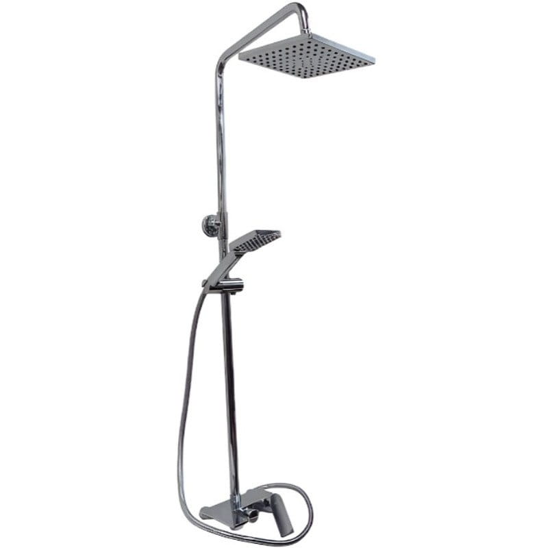 RS-DG01144-5 chrome (1) Дешевая система AIM DG01144-5 с полкой, латунь, хром