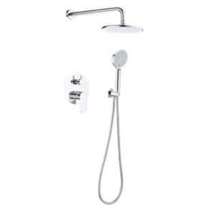 Душевая система AIM DG203-1 без излива, латунь, белый матовый