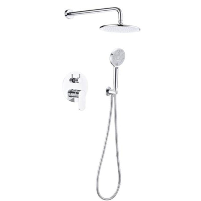 RS-DG203-1 frosted white (1) Душевая система AIM DG203-1 без излива, латунь, белый матовый