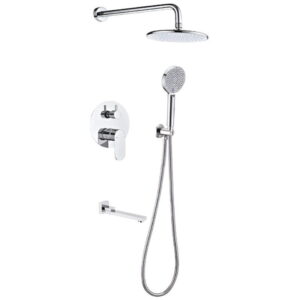 Душевая система AIM DG204-3 скрытого монтажа, латунь, хром