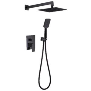 Душевая система AIM DG205 скрытого монтажа, латунь, черный матовый