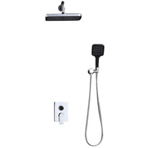 Душевая система AIM DG207 скрытого монтажа, латунь, хром