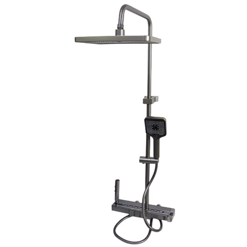 RS-MRS-AL-C3 (gray) (1) Душевая система Millz MRS-AL-C3 с тропическим душем, алюминий, серый