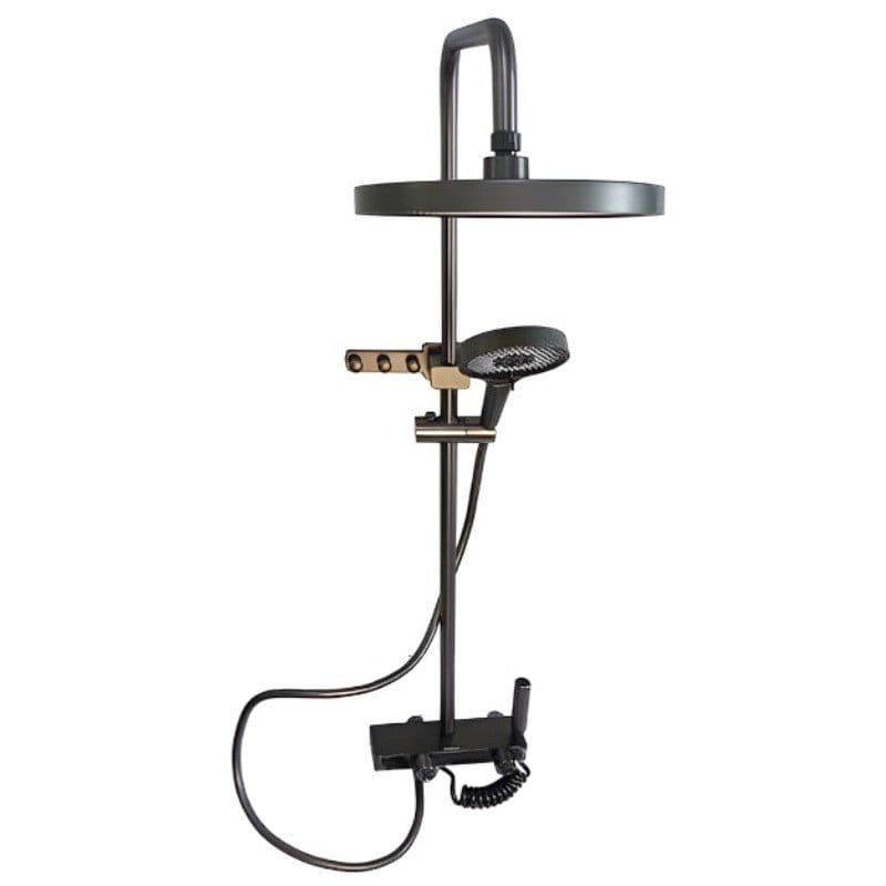 RS-MRS-AL-C96 (gray) (1) Душевая система Millz MRS-AL-C96 с тропическим душем, алюминий, серый матовый