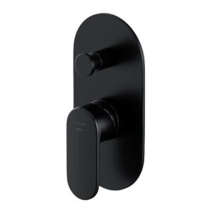 Смеситель для душа Cersanit Crea скрытого монтажа, черный матовый (S951-322)