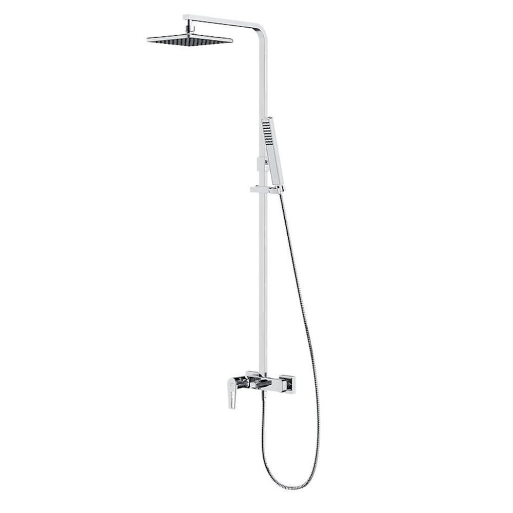 s951-339_mille_shower_column_with_standard_mixer_chrome,qnuMpq2lq3GXrsaOZ6Q Душевая система Cersanit Mille без виливу, латунь, хром (S951-339)