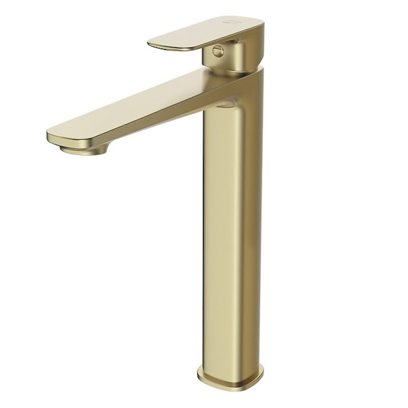 s951-393_larga_washbasin_faucet_deck_mount_high_1_handle_gold_mat,qnuMpq2lq3GXrsaOZ6Q Смеситель для умывальника Cersania Larga однорычажный, золото (S951-393)