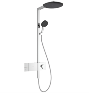 Душевая система Hansgrohe Raindance Alive S 300 1jet EcoSmart c ShowerSelect Comfort с термостатом, металл, хром (24583000)