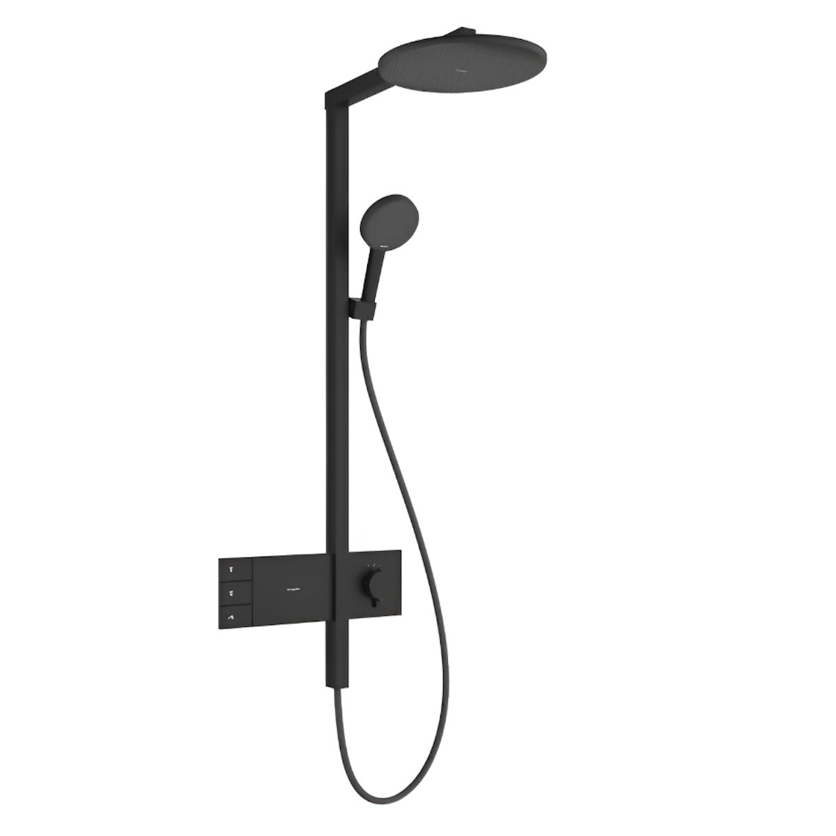 Screenshot_1 Душевая система Hansgrohe Raindance Alive S 300 2jet ShowerSelect Comfort с термостатом, металл, черная матовая (24595670)