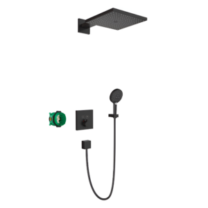 Душевая система Hansgrohe Raindance E/ShowerSelect E 1jet 7 в 1 с термостатом, металл, черный матовый (27939670)