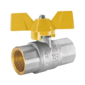 Газовый кран STA 1/2" ВВ прямой, латунь