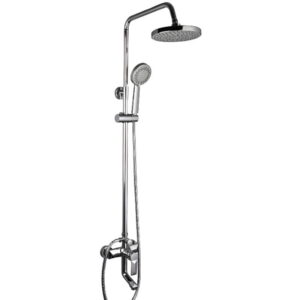 Душевая система Frap F2418 с регулировкой высоты, латунь, хром