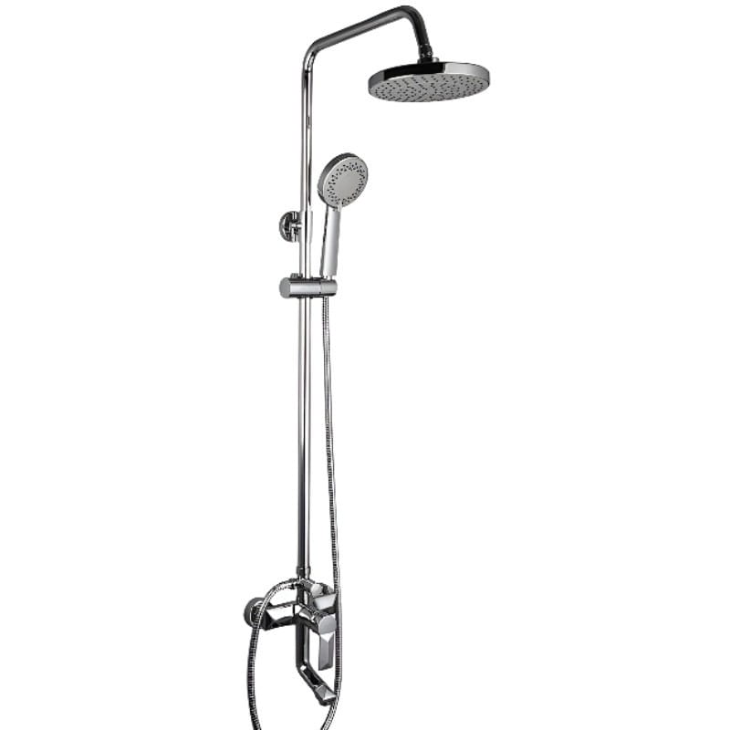 SQ-1033767 Душевая система Frap F2418 с регулировкой высоты, латунь, хром