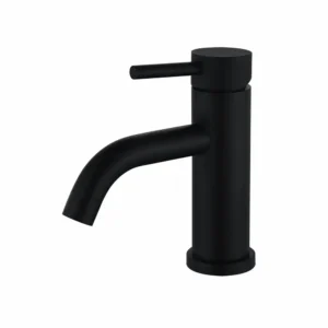 Смеситель для умывальника Wezer EKO1C-01-BLACK однорычажный, чёрный