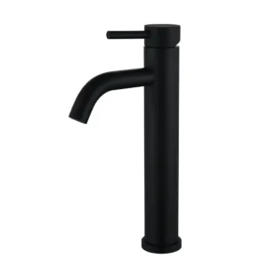 Смеситель для умывальника Wezer EKO11C-01-BLACK однорычажный, чёрный